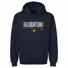 Navy Tyrese Haliburton Indiana Pacers 500 Level Elite Pullover Hoodie | NBA