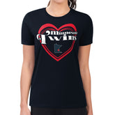 Minnesota Twins G-III 4Her by Carl Banks Women's Super-Slim Fit Lightweight Double Heart T-Shirt - MLB T-shirts