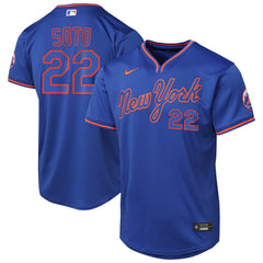 Juan Soto New York Mets Nike Youth Alternate 2 Limited Jersey – Royal - MLB Jerseys