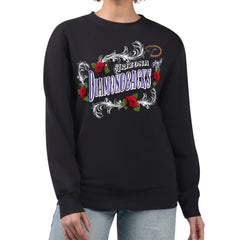 Arizona Diamondbacks G-III 4Her by Carl Banks Women's Retro Roses Fleece Pullover Sweatshirt - MLB Pullover