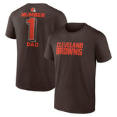Cleveland Browns #1 Dad Jersey T-Shirt | NFL Sale