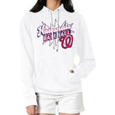 Washington Nationals Starter Women's Drive-In Pullover Hoodie - MLB Hoodies