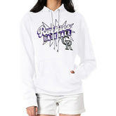 Colorado Rockies Starter Women's Drive-In Pullover Hoodie - MLB Hoodies