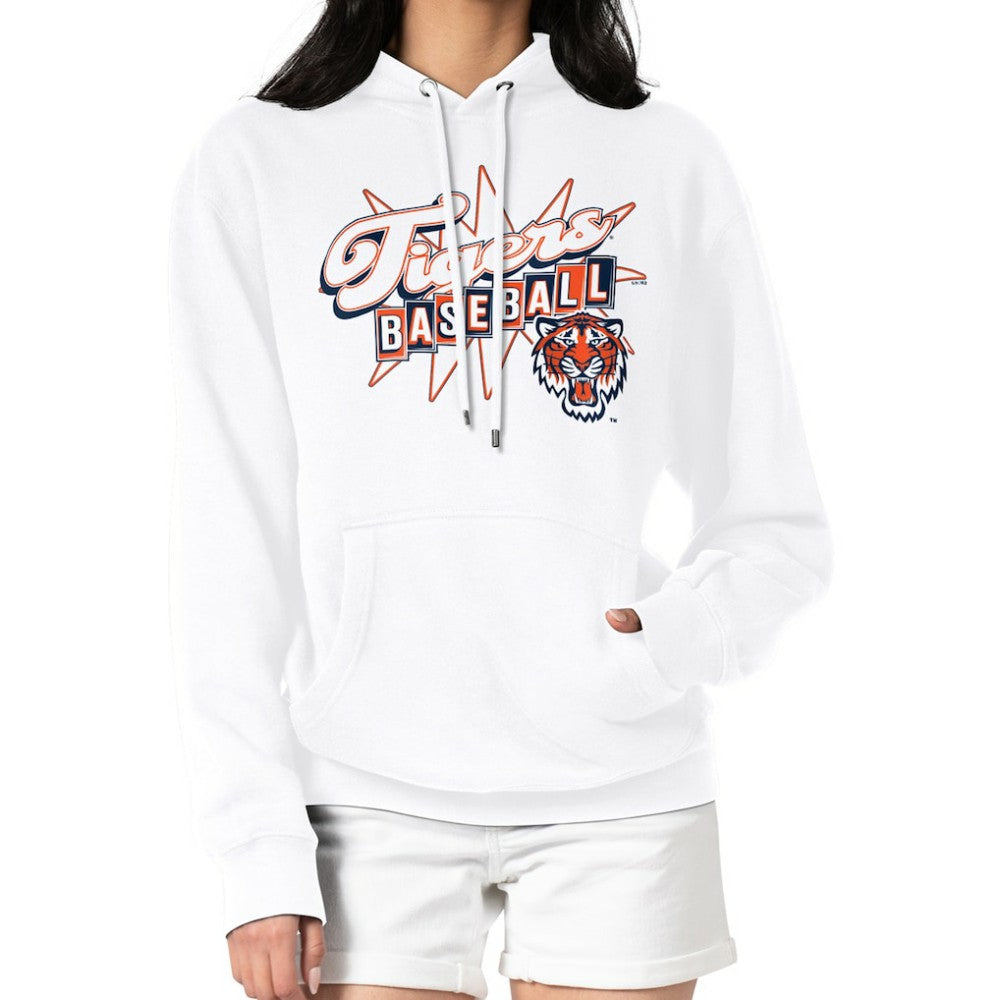 Detroit Tigers Starter Women's Drive-In Pullover Hoodie - MLB Hoodies