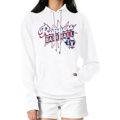 Texas Rangers Starter Women's Drive-In Pullover Hoodie - MLB Hoodies