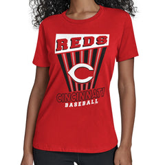 Cincinnati Reds Starter Women's Poster Print T-Shirt - MLB T-shirts
