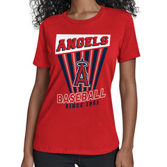 Los Angeles Angels Starter Women's Poster Print T-Shirt - MLB T-shirts