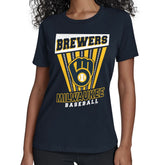 Milwaukee Brewers Starter Women's Poster Print T-Shirt - MLB T-shirts