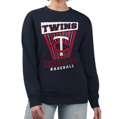 Minnesota Twins Starter Women's Poster Print Pullover Sweatshirt - MLB Pullover