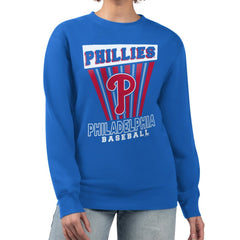 Philadelphia Phillies Starter Women's Poster Print Pullover Sweatshirt - MLB Pullover