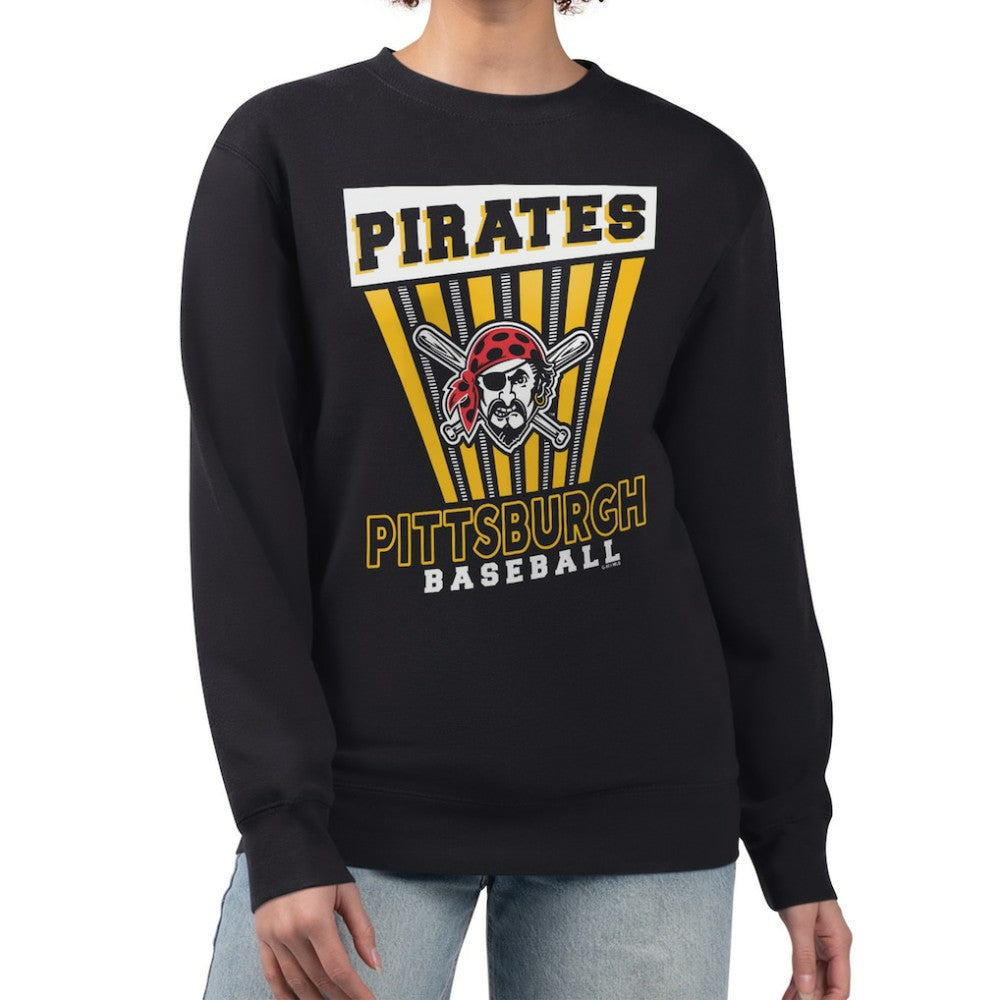 Pittsburgh Pirates Starter Women's Poster Print Pullover Sweatshirt - MLB Pullover