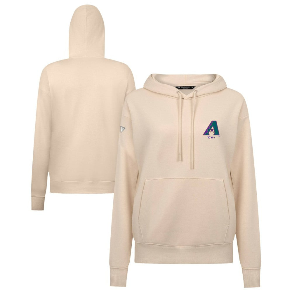 Arizona Diamondbacks Levelwear Women's Cooperstown Collection Adorn Core Logo Pullover Hoodie - MLB Hoodies