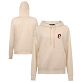 Philadelphia Phillies Levelwear Women's Cooperstown Collection Adorn Core Logo Pullover Hoodie - MLB Hoodies