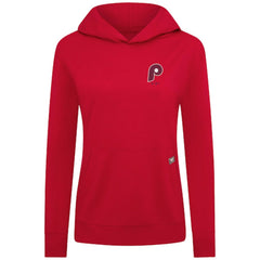 Philadelphia Phillies Levelwear Women's Cooperstown Collection Relay Core Logo Pullover Hoodie - MLB Hoodies