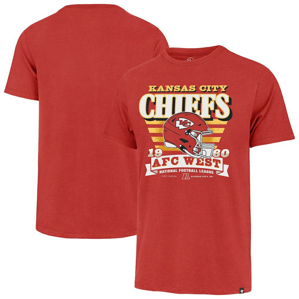 Kansas City Chiefs '47 Stripe Splash Franklin T-Shirt | NFL US