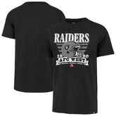 Las Vegas Raiders '47 Stripe Splash Franklin Throwback T-Shirt | NFL Outlet