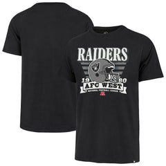 Las Vegas Raiders '47 Stripe Splash Franklin Throwback T-Shirt | NFL Outlet