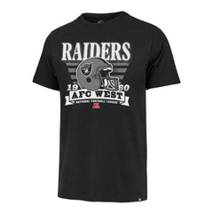 Las Vegas Raiders '47 Stripe Splash Franklin Throwback T-Shirt | NFL Outlet
