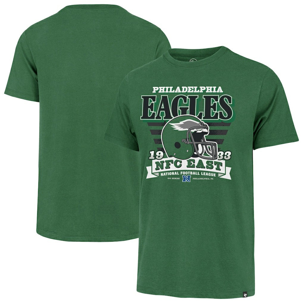 Philadelphia Eagles '47 Stripe Splash Franklin Throwback T-Shirt | NFL Sale