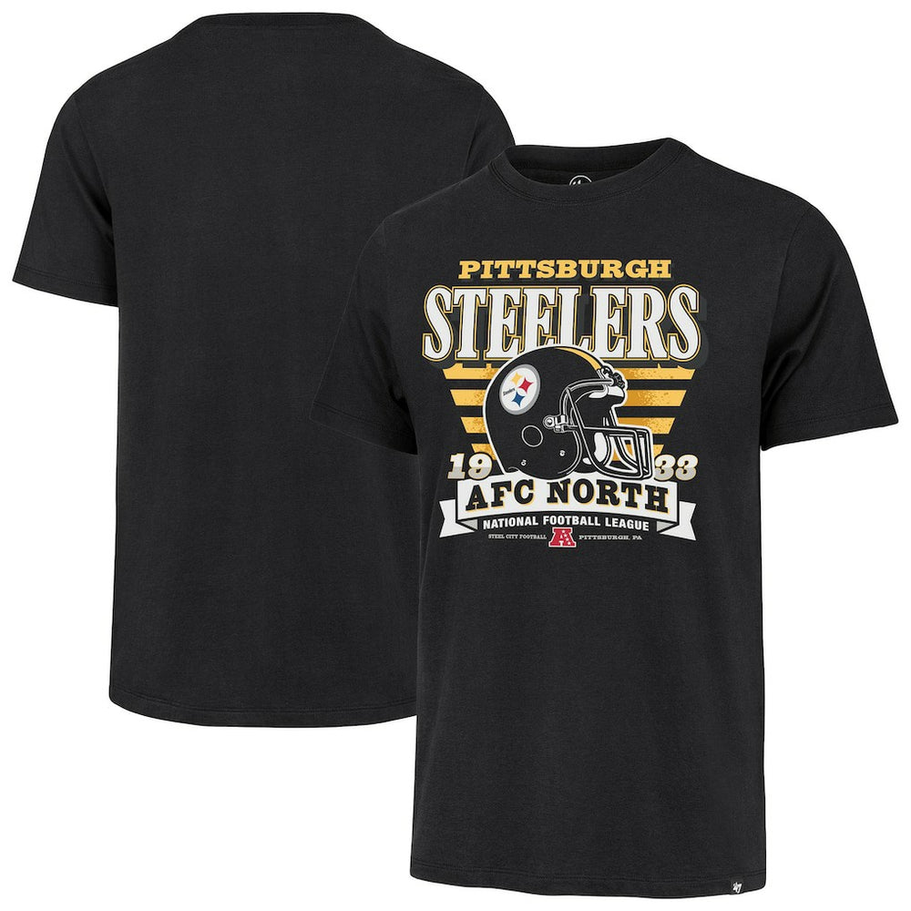 Pittsburgh Steelers '47 Stripe Splash Franklin Throwback T-Shirt | NFL Online