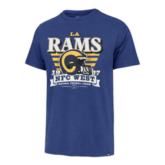 Los Angeles Rams '47 Stripe Splash Franklin Throwback T-Shirt | NFL US
