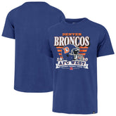 Denver Broncos '47 Stripe Splash Franklin Throwback T-Shirt | NFL On sale