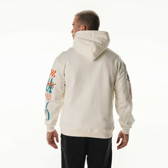 Miami Dolphins The Wild Collective Unisex Stacked Graphic Sleeve Fleece Hoodie | NFL Sale