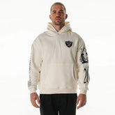 Las Vegas Raiders The Wild Collective Unisex Stacked Graphic Sleeve Fleece Hoodie | NFL New