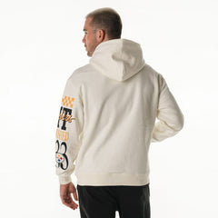 Pittsburgh Steelers The Wild Collective Unisex Stacked Graphic Sleeve Fleece Hoodie | NFL Outlet