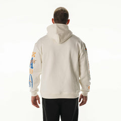Los Angeles Chargers The Wild Collective Unisex Stacked Graphic Sleeve Fleece Hoodie | NFL New
