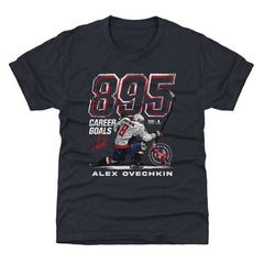 Alexander Ovechkin Washington Capitals 500 Level Youth NHL All-Time Leading Goal Scorer Grunge T-Shirt - NHL T-shirts
