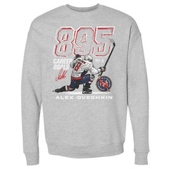 Alexander Ovechkin Washington Capitals 500 Level NHL All-Time Leading Goal Scorer Grunge Pullover Sweatshirt - NHL Sweatshirts