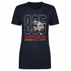 Alexander Ovechkin Washington Capitals 500 Level Women's NHL All-Time Leading Goal Scorer Outline T-Shirt - NHL T-shirts