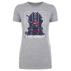 Alexander Ovechkin Washington Capitals 500 Level Women's NHL All-Time Leading Goal Scorer Throne T-Shirt - NHL T-shirts