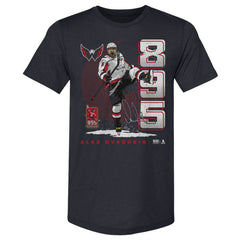 Alexander Ovechkin Washington Capitals 500 Level NHL All-Time Leading Goal Scorer Tri-Blend Vertical T-Shirt - NHL T-shirts