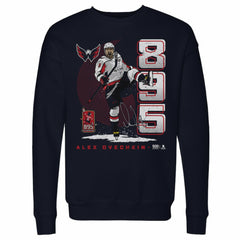 Alexander Ovechkin Washington Capitals 500 Level NHL All-Time Leading Goal Scorer Vertical Pullover Sweatshirt - NHL Sweatshirts