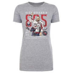 Alexander Ovechkin Washington Capitals 500 Level Women's NHL All-Time Leading Goal Scorer The Shot T-Shirt - NHL T-shirts