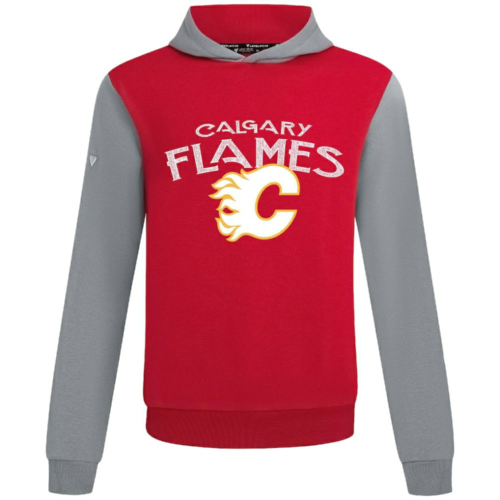 Calgary Flames Levelwear Ultimate Mission Pullover Hoodie - NHL Hoodies