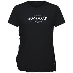San Jose Sharks Levelwear Women's Airflow Scratched T-Shirt - NHL T-shirts