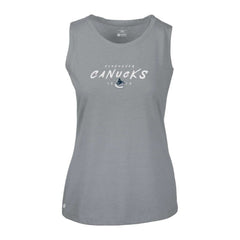 Vancouver Canucks Levelwear Women's Macy Scratched Tank Top - NHL Tank Top