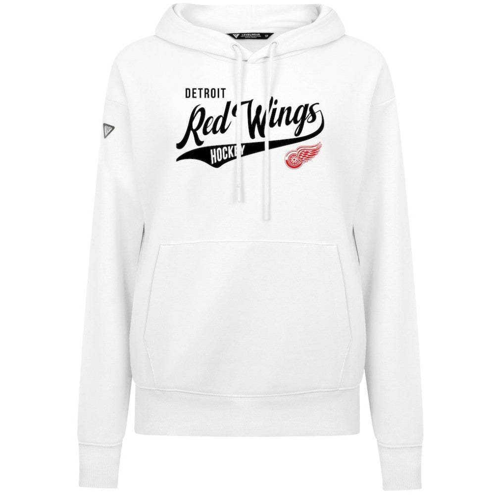 Detroit Red Wings Levelwear Women's Adorn Glide Pullover Hoodie - NHL Hoodies