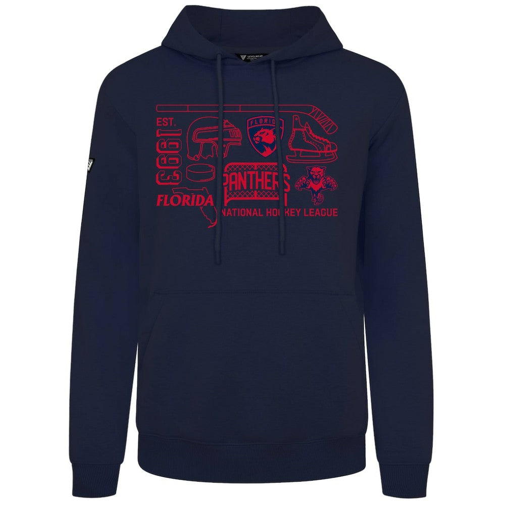 Florida Panthers Levelwear Podium Campaign Pullover Hoodie - NHL Hoodies