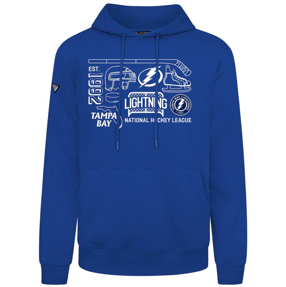 Tampa Bay Lightning Levelwear Podium Campaign Pullover Hoodie - NHL Hoodies