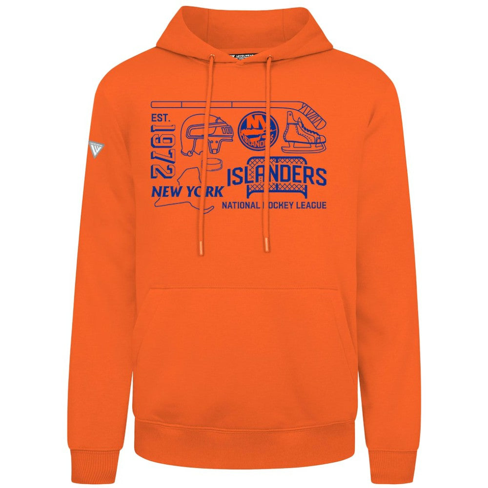 New York Islanders Levelwear Podium Campaign Pullover Hoodie - NHL Hoodies