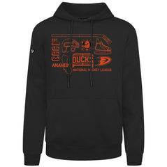 Anaheim Ducks Levelwear Podium Campaign Pullover Hoodie - NHL Hoodies