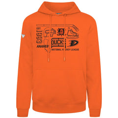 Anaheim Ducks Levelwear Podium Campaign Pullover Hoodie - NHL Hoodies