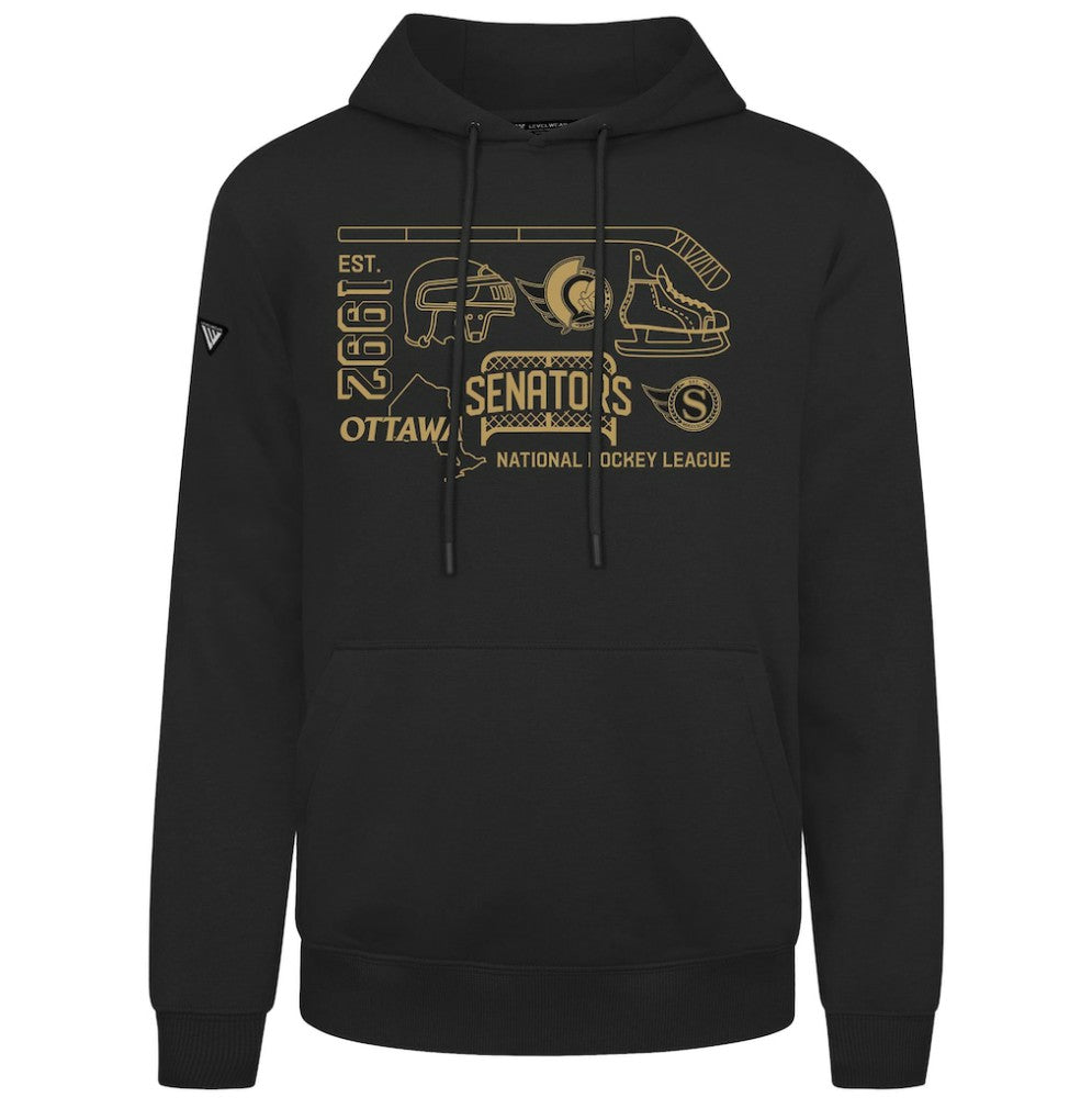 Ottawa Senators Levelwear Podium Campaign Pullover Hoodie - NHL Hoodies