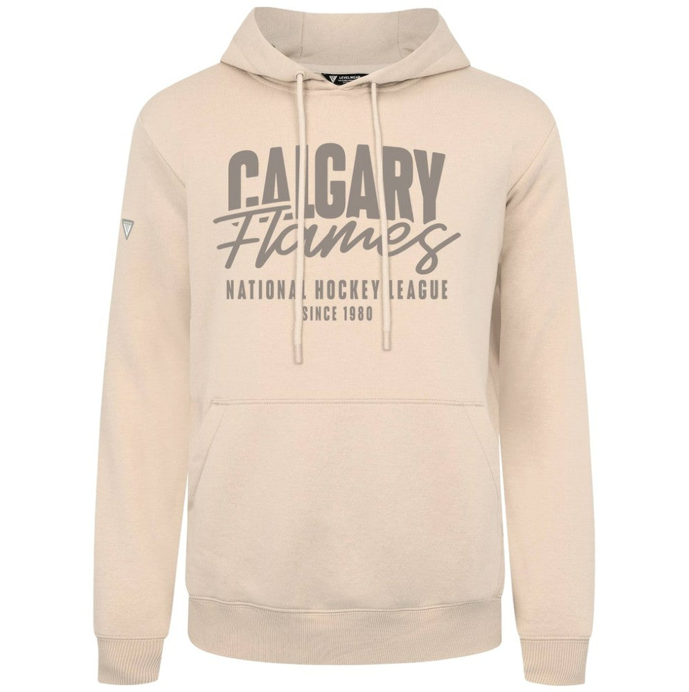 Calgary Flames Levelwear Podium Response Pullover Hoodie - NHL Hoodies