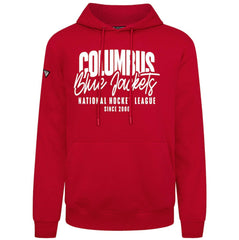 Columbus Blue Jackets Levelwear Podium Response Pullover Hoodie - NHL Hoodies