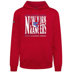 New York Rangers Levelwear Podium Powerhouse Pullover Hoodie - NHL Hoodies